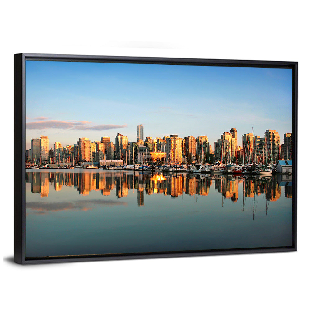 Coal Harbour Vancouver Skyline Wall Art