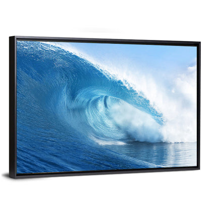 Blue Surf Barrel Wall Art