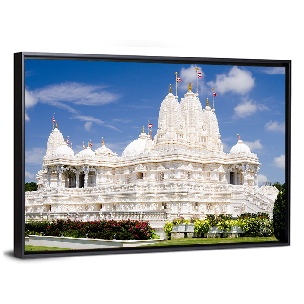 White Marble Hindu Temple, Atlanta Wall Art