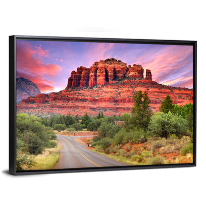 Drive Toward Cathedral Rock, Sedona Wall Art