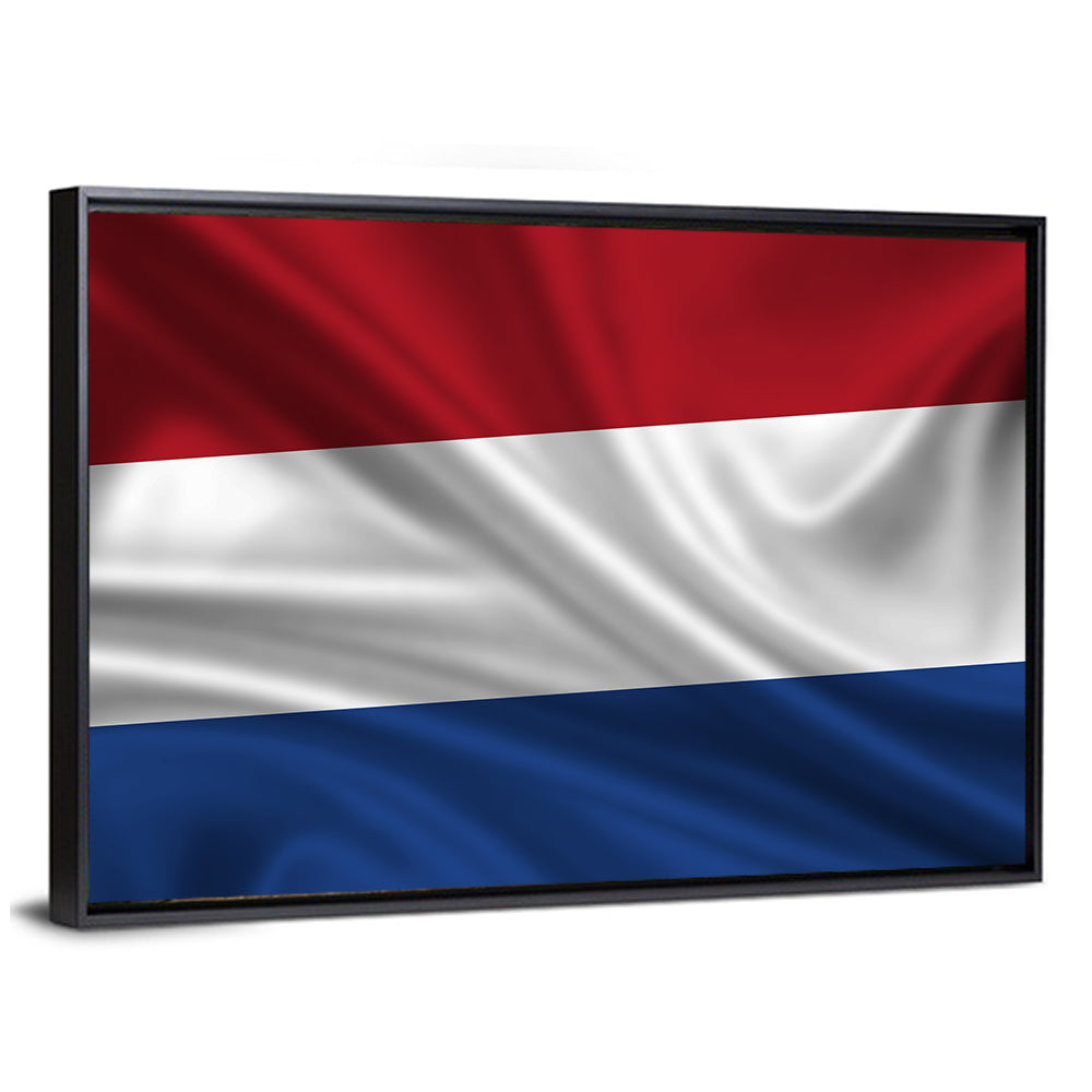 Dutch Tricolor Flag Wall Art