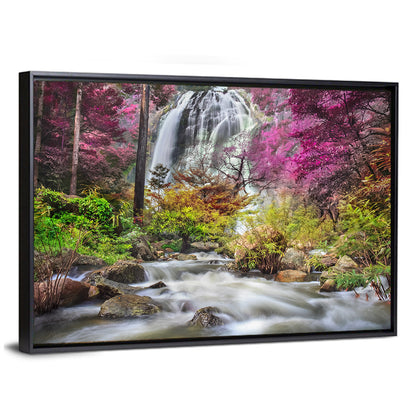 Klonglan Forest Waterfall, Thailand Wall Art