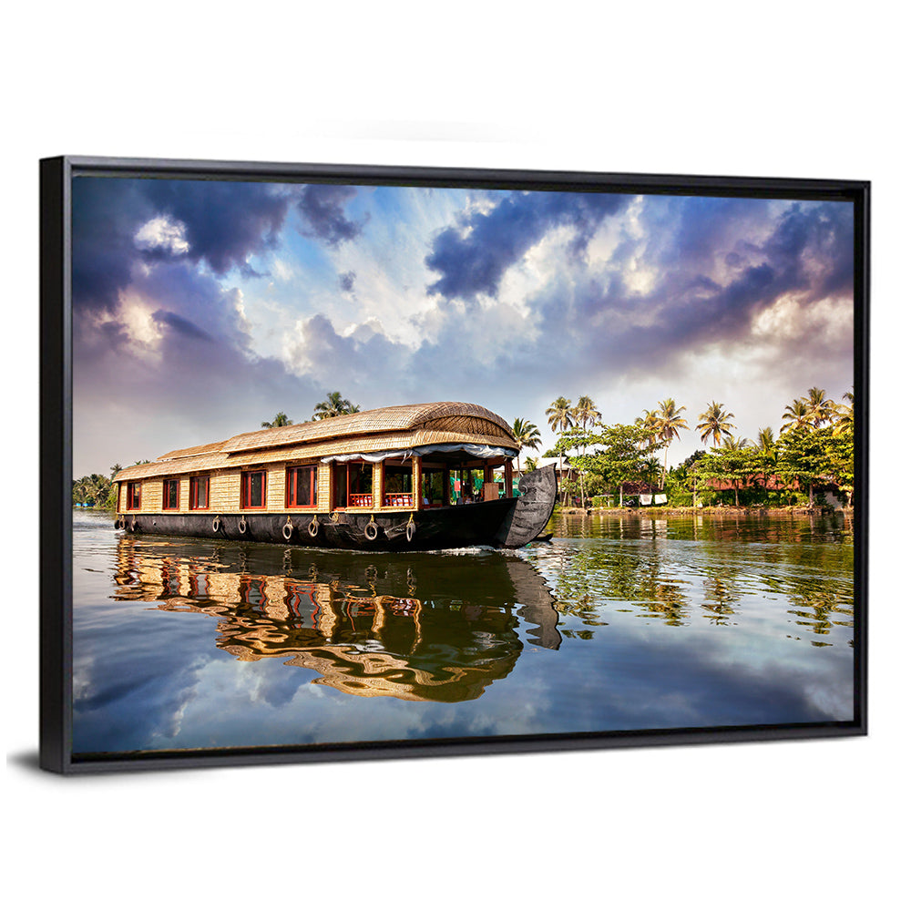 Alleppey Houseboat, Kerala Backwaters Wall Art