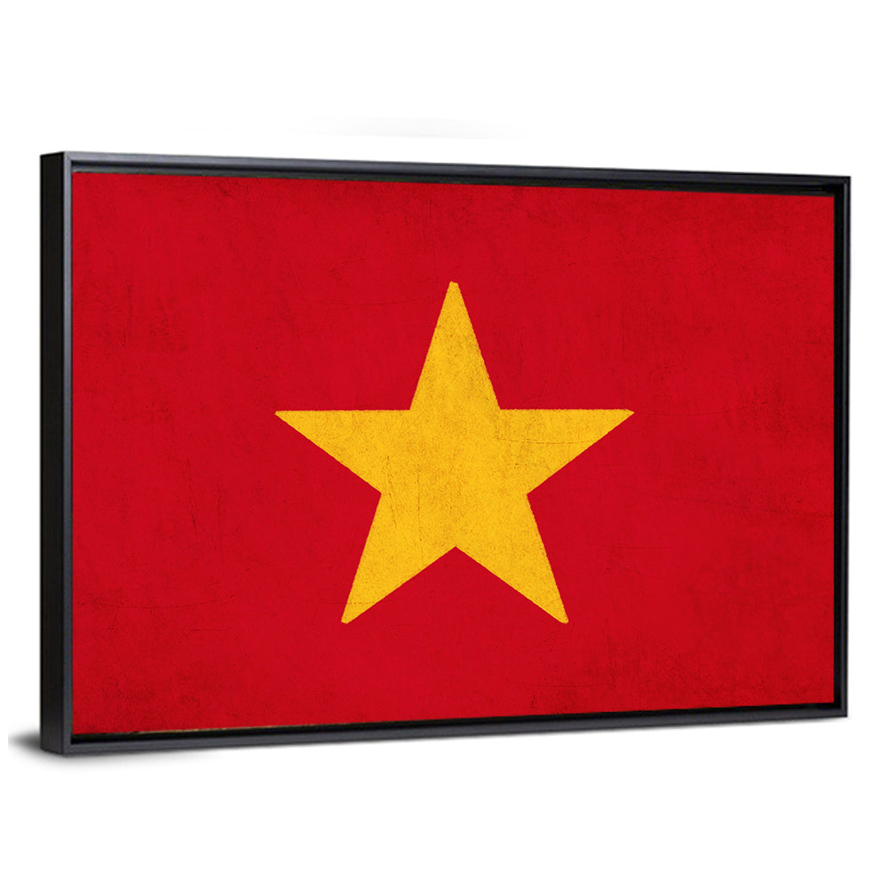 Vietnamese Flag Graphic Wall Art