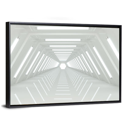White Tunnel Wall Art