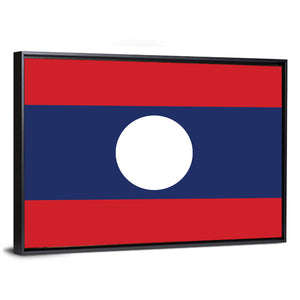 Flag Of Laos Wall Art