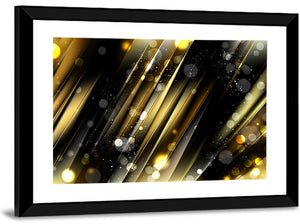 Black And Gold Abstract Wall Art