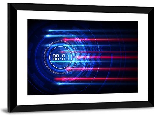 Digital Timer Concept Wall Art