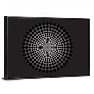 Optical Illusion Illustration Wall Art