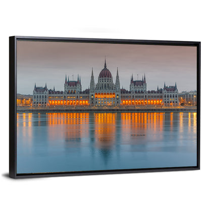 Budapest Parliament at Dusk Wall Art