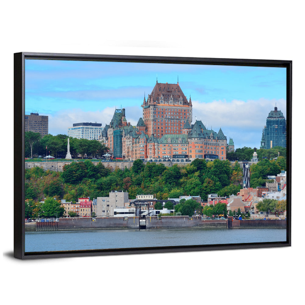 Quebec City Skyline with Chateau Frontenac Wall Art