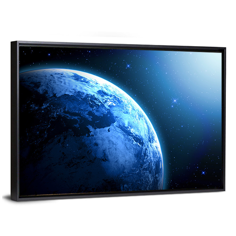 Planet Earth in Space Wall Art