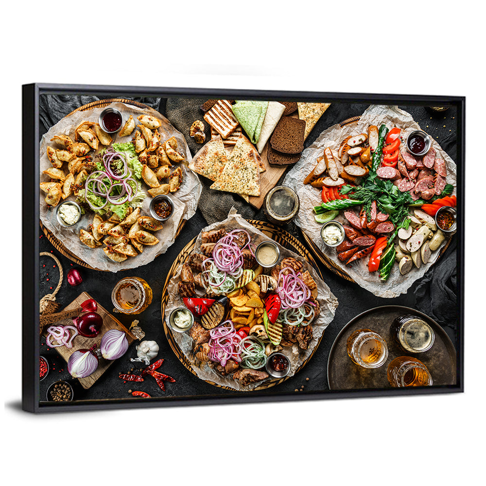 Savory Appetizer Spread Wall Art