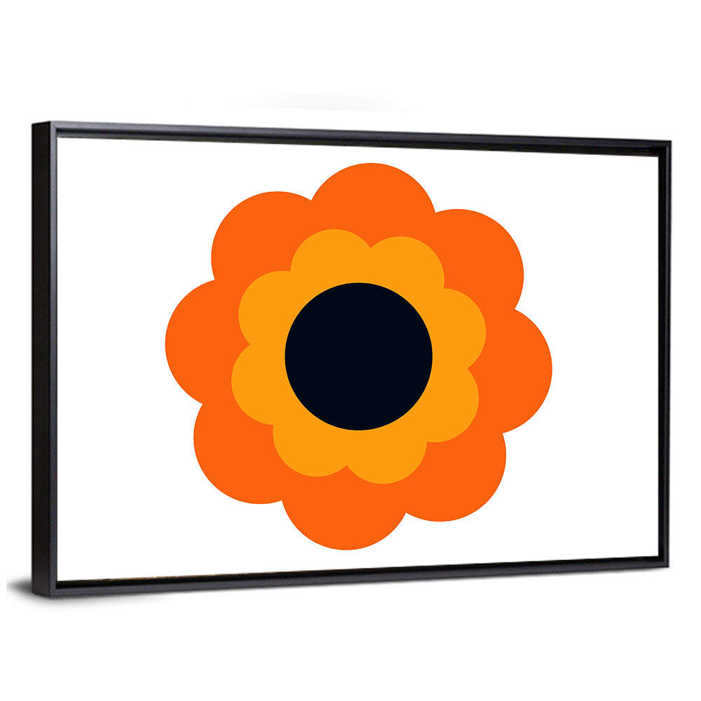 Geometric Sunflower Study Wall Art