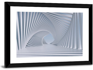 3D Spiral Tunnel Wall Art