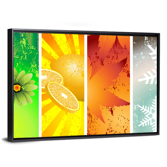 Four Seasons Quartet Wall Art