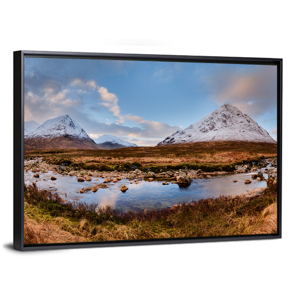 Buachaille Etive Mor River View Wall Art