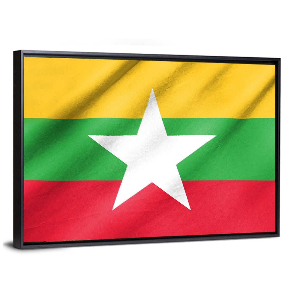 Flag of Myanmar Wall Art
