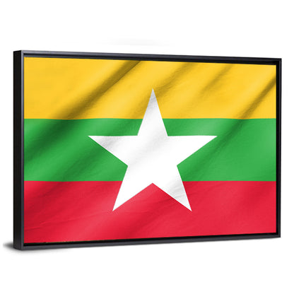 Flag Of Myanmar Wall Art