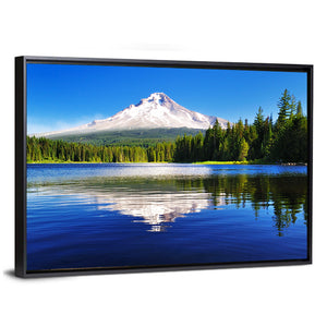 Mount Hood Reflection In Trillium Lake Wall Art