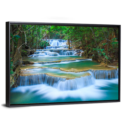 Kanchanaburi Multi-tiered Waterfall Wall Art
