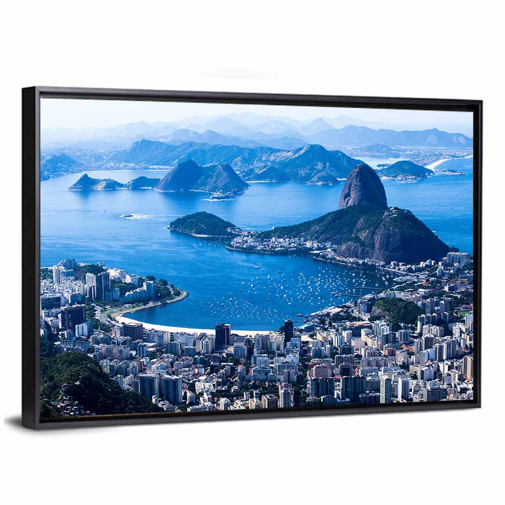 Sugarloaf Mountain and Botafogo Bay Wall Art