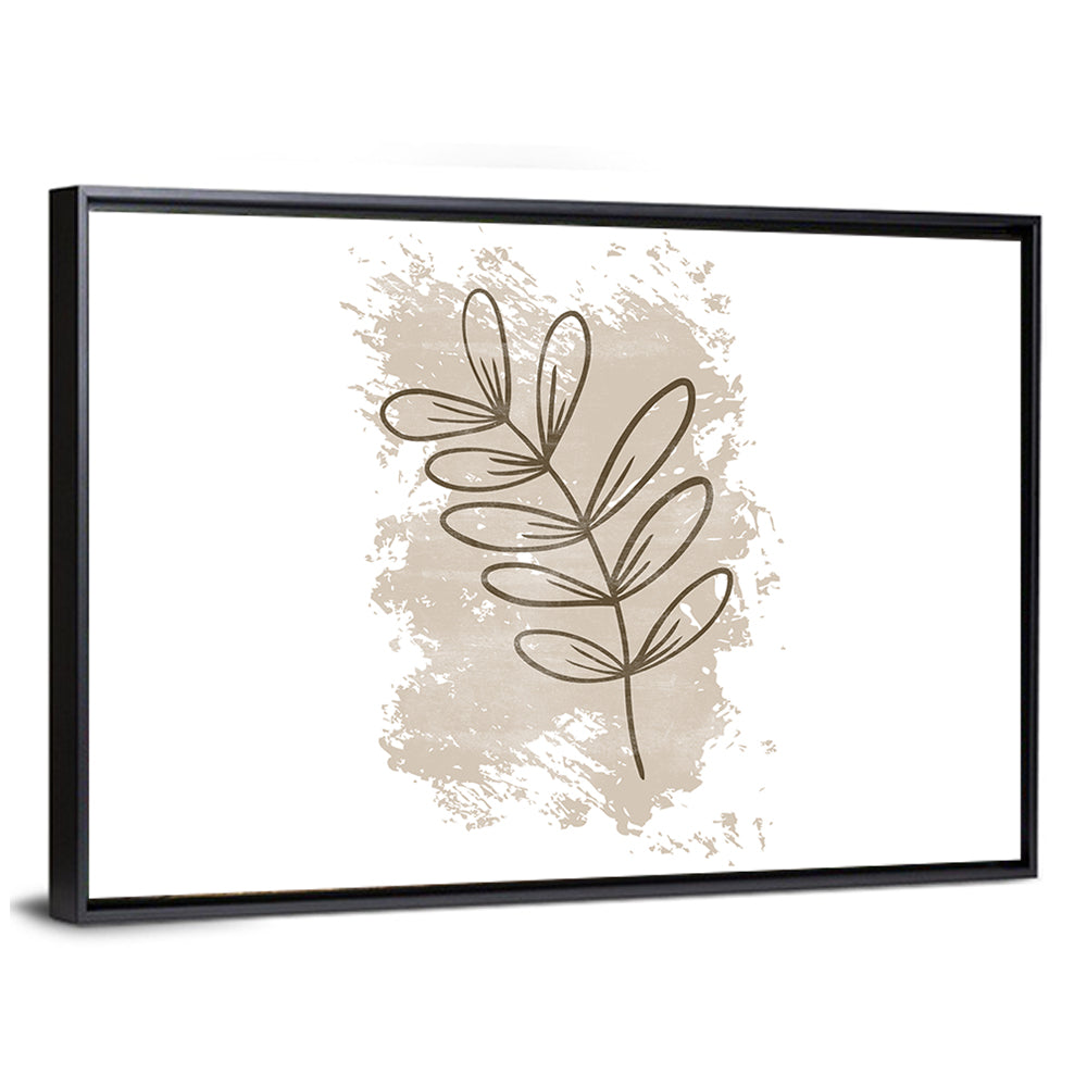 Centered Leaf Study Wall Art