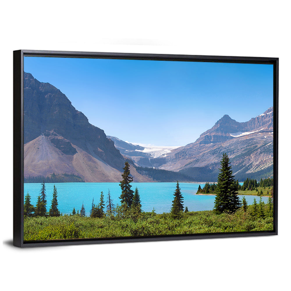 Bow Lake Turquoise Waters Wall Art