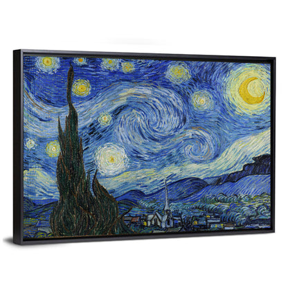 Starry Night Over Saint-rémy Wall Art