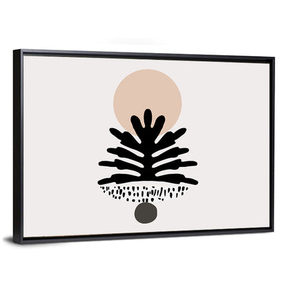 Textured Tropical Tree Wall Art