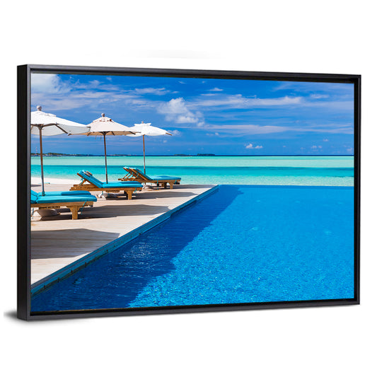Tropical Infinity Pool Wall Art