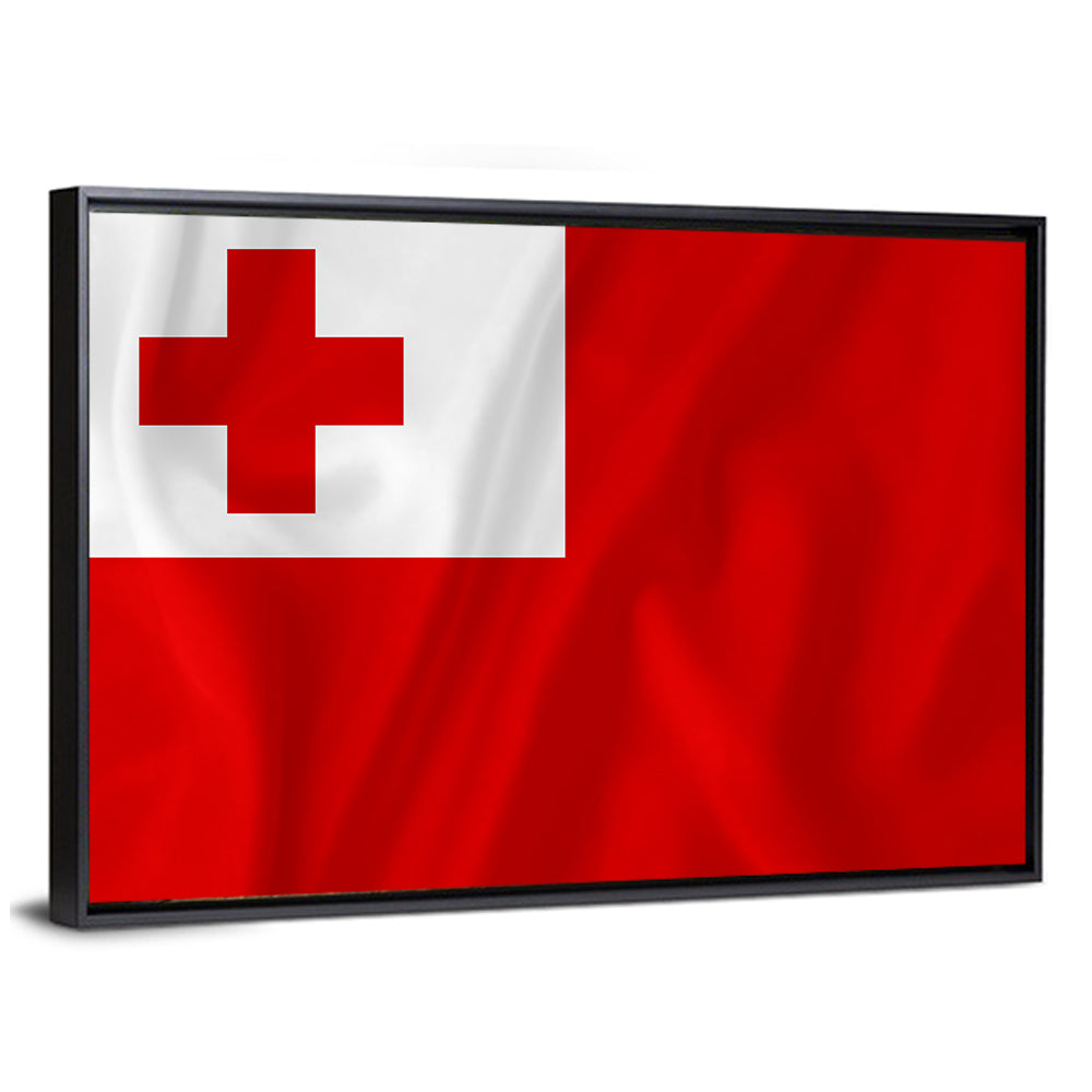 Tonga National Flag Wall Art