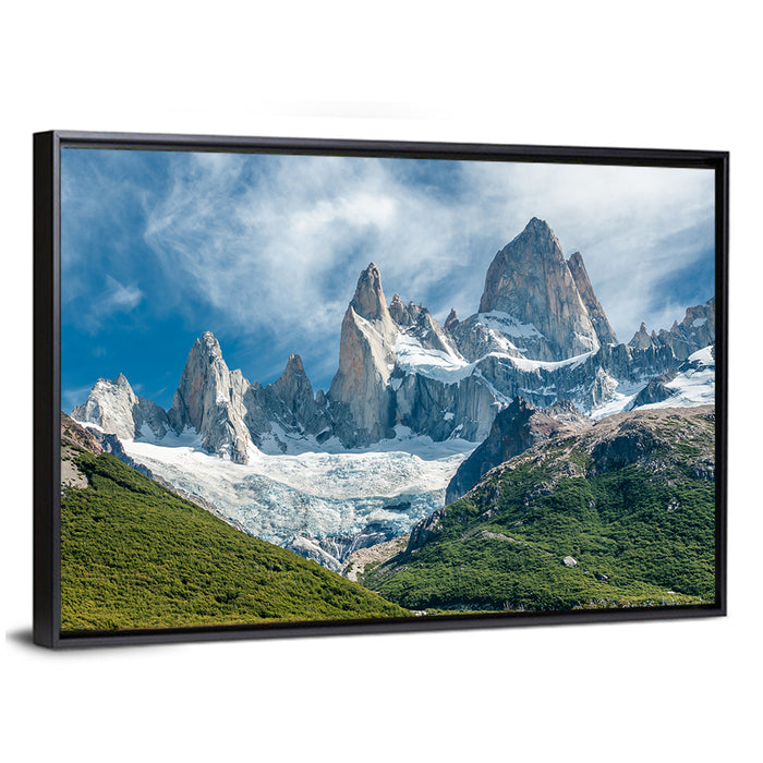 Mount Fitz Roy Wall Art as a framed canvas