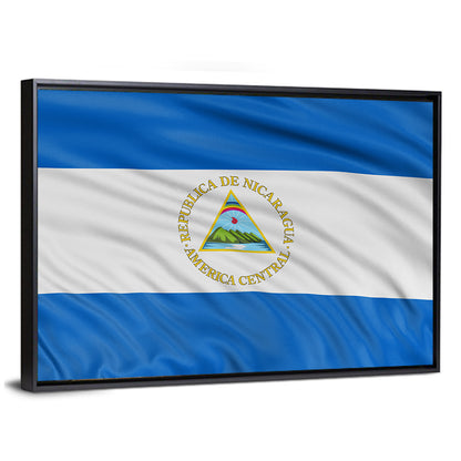 Flag Of Nicaragua Wall Art