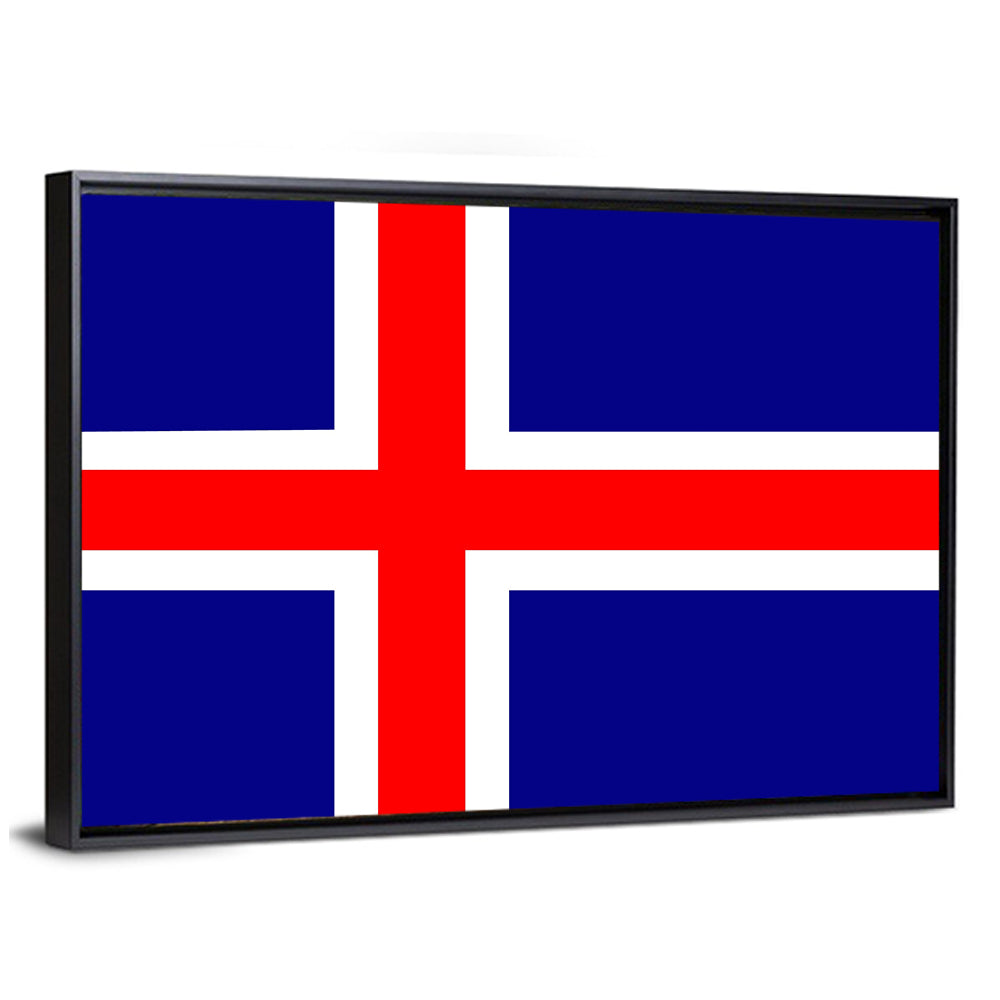 Icelandic Flag, Nordic Cross Wall Art