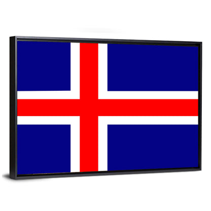 Flag Of Iceland Wall Art