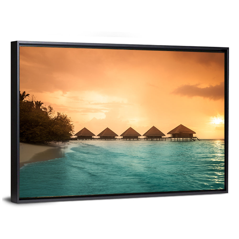 Bora Bora Overwater Bungalows Wall Art
