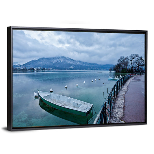 Lake Annecy Promenade View Wall Art