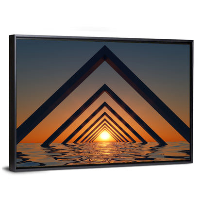Seascape with Corner Arches Wall Art