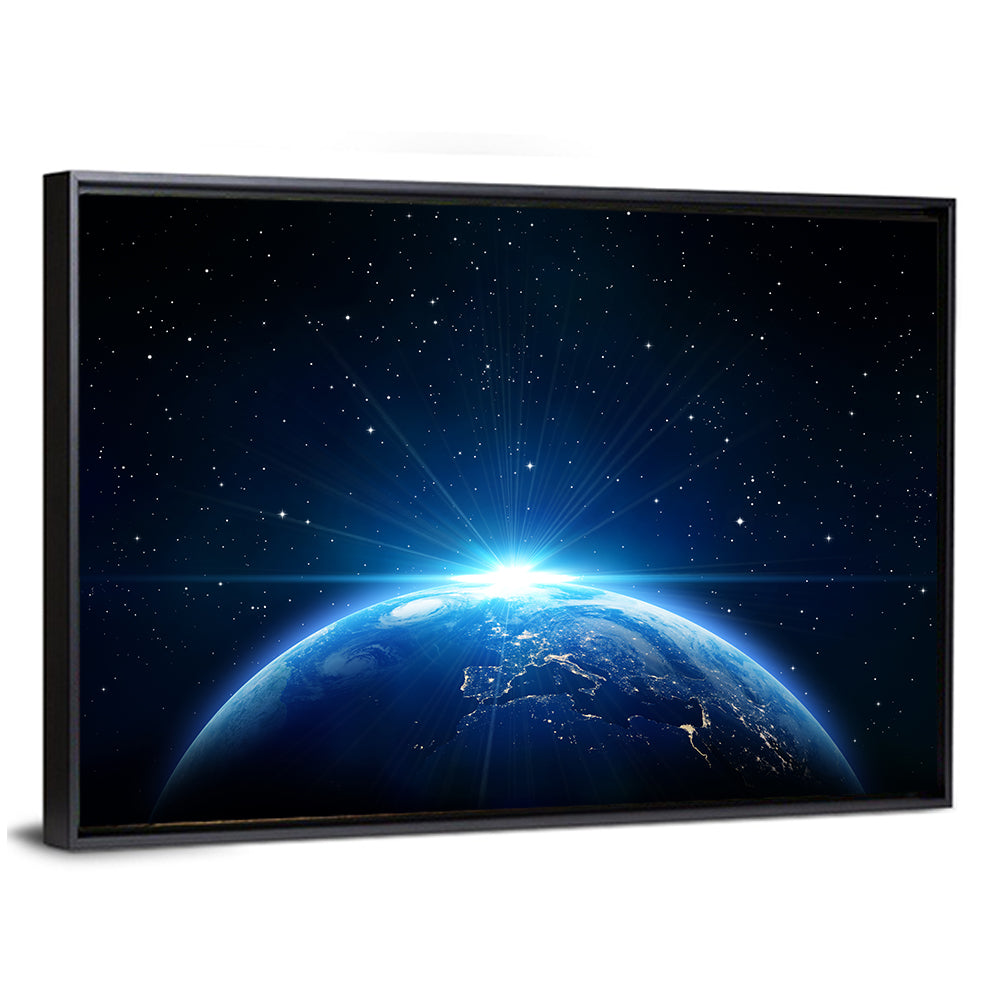 Planet Earth from Orbit Wall Art