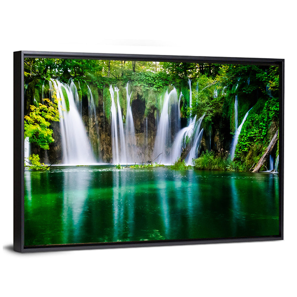 Plitvice Lakes Waterfalls Wall Art