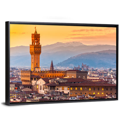 Palazzo Vecchio at Dusk Wall Art