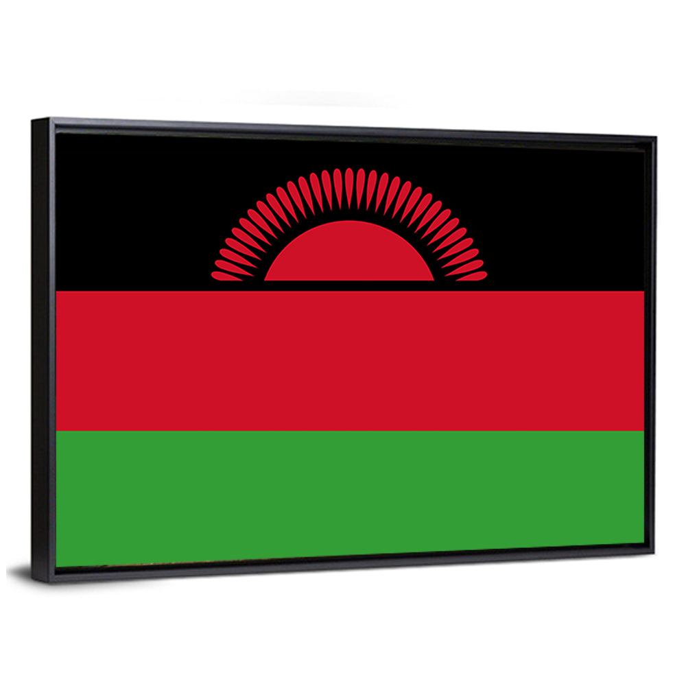 Malawi National Flag Wall Art