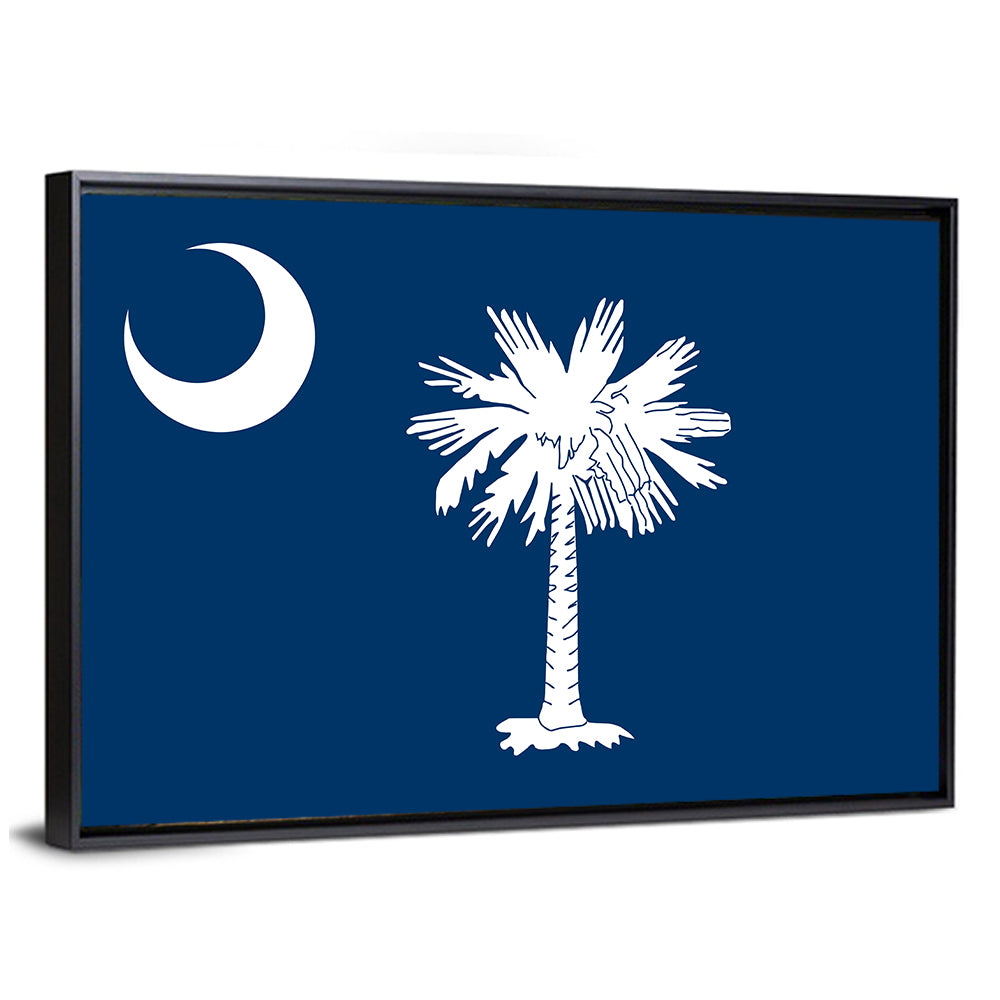 South Carolina Flag Graphic Wall Art
