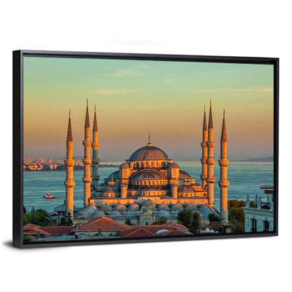 Sultan Ahmed Mosque at Sunset Wall Art