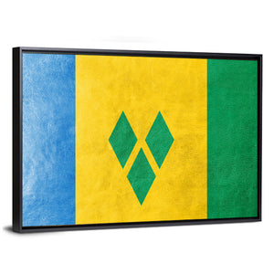 Saint Vincent & The Grenadines Flag Wall Art