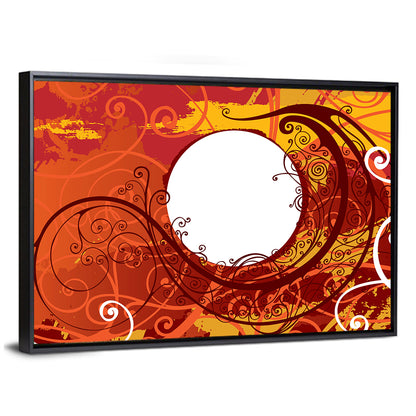 Floral Scrollwork Ornament Wall Art