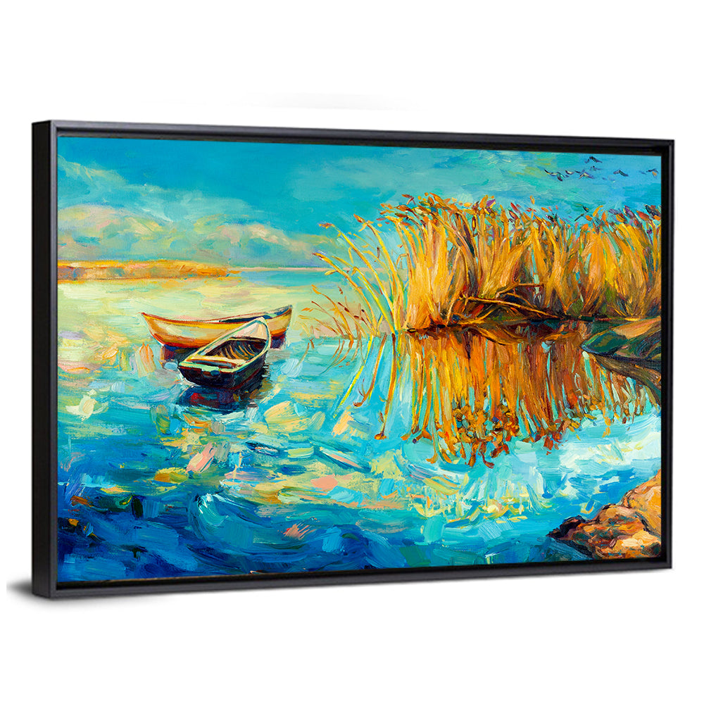 Lake and Fern Wall Art
