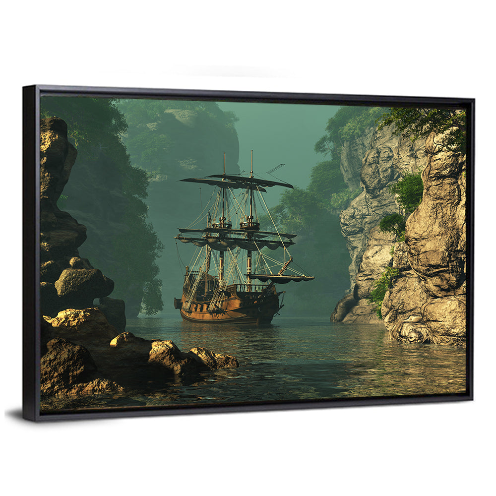 Sailing Ship Of 16th Century Artwork Wall Art