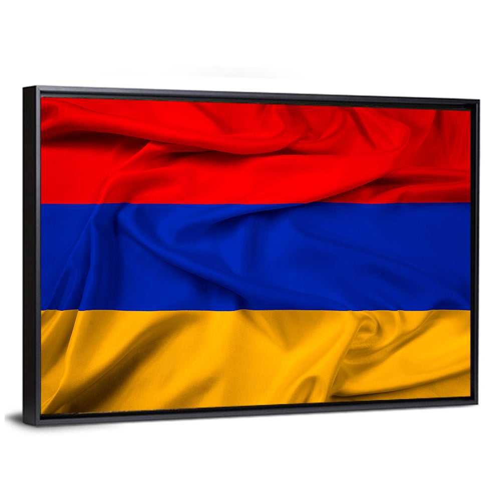 Waving Armenian Flag Wall Art
